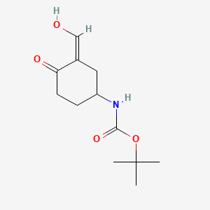 tert-Butyl (3-(hydroxymethylene)-4-oxocyclohexyl)carbamate