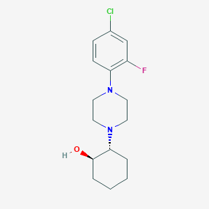 trans-2-[4-(4-Chloro-2-fluorophenyl)-1-piperazinyl]cyclohexanol