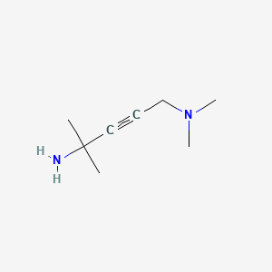 (4-Amino-4-methylpent-2-yn-1-yl)dimethylamine