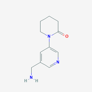 1-(5-(Aminomethyl)pyridin-3-yl)piperidin-2-one