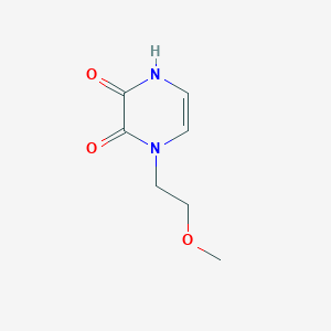 1-(2-Methoxyethyl)-1,4-dihydropyrazine-2,3-dione