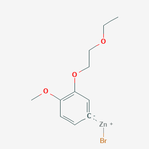 3-(2-Ethoxyethoxy)-4-methoxyphenylZinc bromide