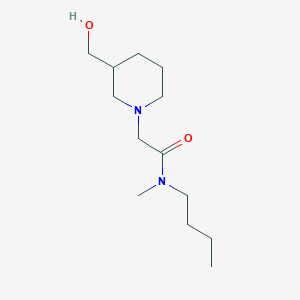 N-butyl-2-(3-(hydroxymethyl)piperidin-1-yl)-N-methylacetamide