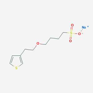 Sodium 2-(3-thienyl)ethyloxybutylsulfonate