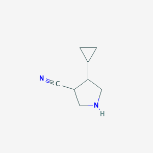 4-Cyclopropylpyrrolidine-3-carbonitrile