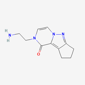 2-(2-aminoethyl)-8,9-dihydro-2H-cyclopenta[3,4]pyrazolo[1,5-a]pyrazin-1(7H)-one