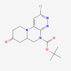 tert-butyl 4-chloro-12-oxo-1,5,6,8-tetrazatricyclo[8.4.0.02,7]tetradeca-2,4,6-triene-8-carboxylate