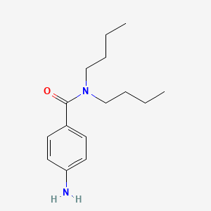 molecular formula C15H24N2O B14884902 4-amino-N,N-dibutylbenzamide 