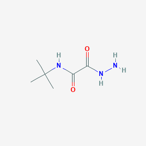 molecular formula C6H13N3O2 B14884913 N-tert-butyl-2-hydrazinyl-2-oxoacetamide 