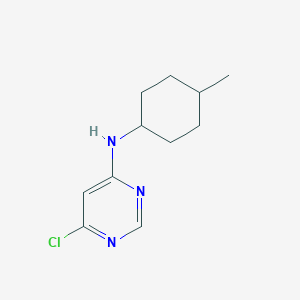 molecular formula C11H16ClN3 B1488493 6-chloro-N-(4-methylcyclohexyl)pyrimidin-4-amine CAS No. 1599124-93-2