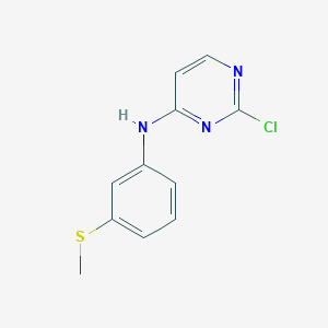 2-Chloro-N-[3-(methylsulfanyl)phenyl]pyrimidin-4-amine
