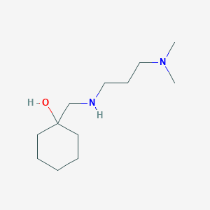 1-({[3-(Dimethylamino)propyl]amino}methyl)cyclohexan-1-ol