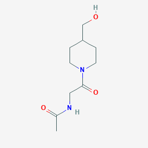 N-{2-[4-(hydroxymethyl)piperidin-1-yl]-2-oxoethyl}acetamide