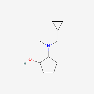 2-[(Cyclopropylmethyl)(methyl)amino]cyclopentan-1-ol