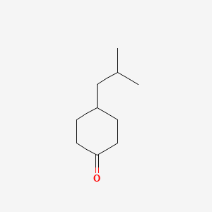 molecular formula C10H18O B14885007 4-(2-Methylpropyl)cyclohexan-1-one 