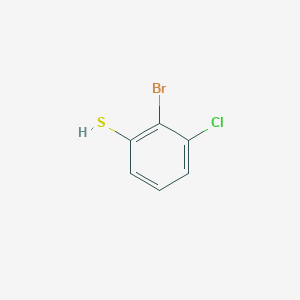 molecular formula C6H4BrClS B14885018 2-Bromo-3-chlorobenzenethiol 