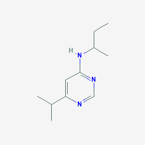 molecular formula C11H19N3 B1488502 N-(butan-2-yl)-6-(propan-2-yl)pyrimidin-4-amine CAS No. 1250762-73-2