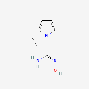 (Z)-N'-hydroxy-2-methyl-2-(1H-pyrrol-1-yl)butanimidamide