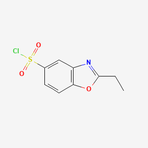 molecular formula C9H8ClNO3S B1488506 2-乙基-1,3-苯并恶唑-5-磺酰氯 CAS No. 1183262-68-1