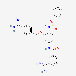 molecular formula C30H30N6O4S B14885082 Antitrypanosomal agent 5 