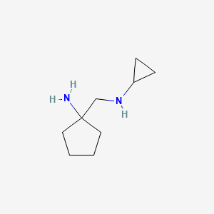 1-[(Cyclopropylamino)methyl]cyclopentan-1-amine