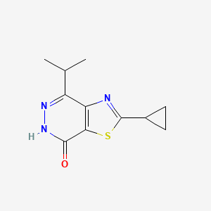 2-Cyclopropyl-4-isopropylthiazolo[4,5-d]pyridazin-7(6H)-one