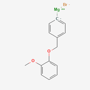 4-(2-Methoxyphenoxymethyl)phenylmagnesium bromide