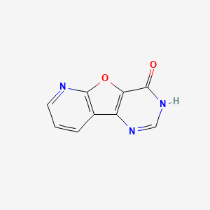 8-oxa-3,5,10-triazatricyclo[7.4.0.02,7]trideca-1(9),2(7),3,10,12-pentaen-6-one