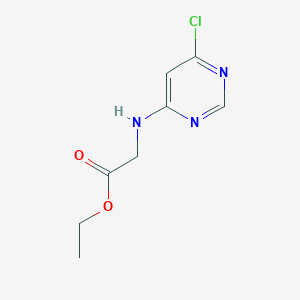 Ethyl 2-[(6-chloropyrimidin-4-yl)amino]acetate