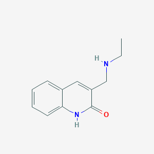 3-((Ethylamino)methyl)quinolin-2(1H)-one