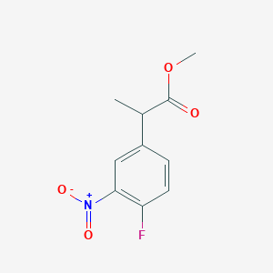 Methyl 2-(4-fluoro-3-nitrophenyl)propanoate