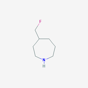 molecular formula C7H14FN B14885189 4-(Fluoromethyl)azepane 