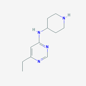 6-ethyl-N-(piperidin-4-yl)pyrimidin-4-amine