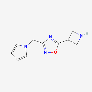 3-((1H-pyrrol-1-yl)methyl)-5-(azetidin-3-yl)-1,2,4-oxadiazole