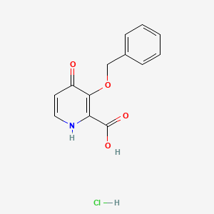 molecular formula C13H12ClNO4 B14885245 3-(Benzyloxy)-4-oxo-1,4-dihydropyridine-2-carboxylic acid hydrochloride 