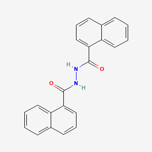 molecular formula C22H16N2O2 B14885247 N'-(naphthalen-1-ylcarbonyl)naphthalene-1-carbohydrazide 