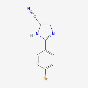 2-(4-Bromophenyl)-1H-imidazole-5-carbonitrile