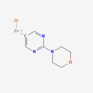 (2-(Morpholin-1-yl)pyrimidin-5-yl)Zinc bromide