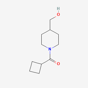 molecular formula C11H19NO2 B1488530 （1-环丁烷甲酰基哌啶-4-基）甲醇 CAS No. 1178378-96-5