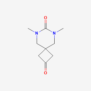 molecular formula C9H14N2O2 B14885304 6,8-Dimethyl-6,8-diazaspiro[3.5]nonane-2,7-dione 