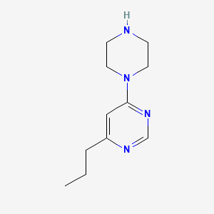 4-(Piperazin-1-yl)-6-propylpyrimidine