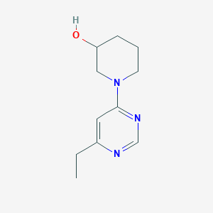 1-(6-Ethylpyrimidin-4-yl)piperidin-3-ol