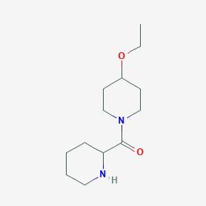 molecular formula C13H24N2O2 B1488537 4-Ethoxy-1-(piperidine-2-carbonyl)piperidine CAS No. 1290812-42-8