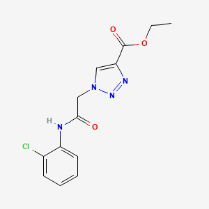 ethyl 1-{[(2-chlorophenyl)carbamoyl]methyl}-1H-1,2,3-triazole-4-carboxylate