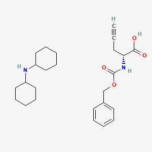 Dicyclohexylamine (R)-2-(((benzyloxy)carbonyl)amino)pent-4-ynoate