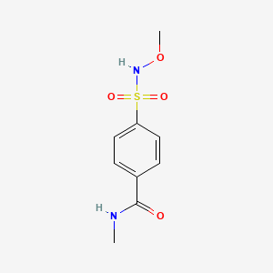 molecular formula C9H12N2O4S B14885415 4-(n-Methoxysulfamoyl)-N-methylbenzamide 