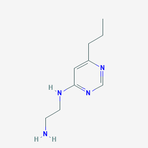N1-(6-propylpyrimidin-4-yl)ethane-1,2-diamine