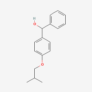 molecular formula C17H20O2 B14885456 [4-(2-Methylpropoxy)phenyl](phenyl)methanol 