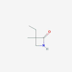 3-Ethyl-3-methylazetidin-2-one