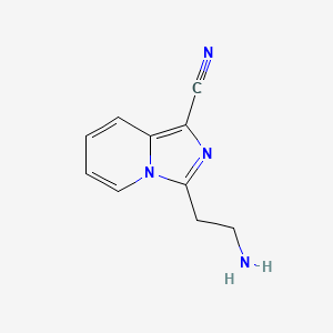 3-(2-Aminoethyl)imidazo[1,5-a]pyridine-1-carbonitrile